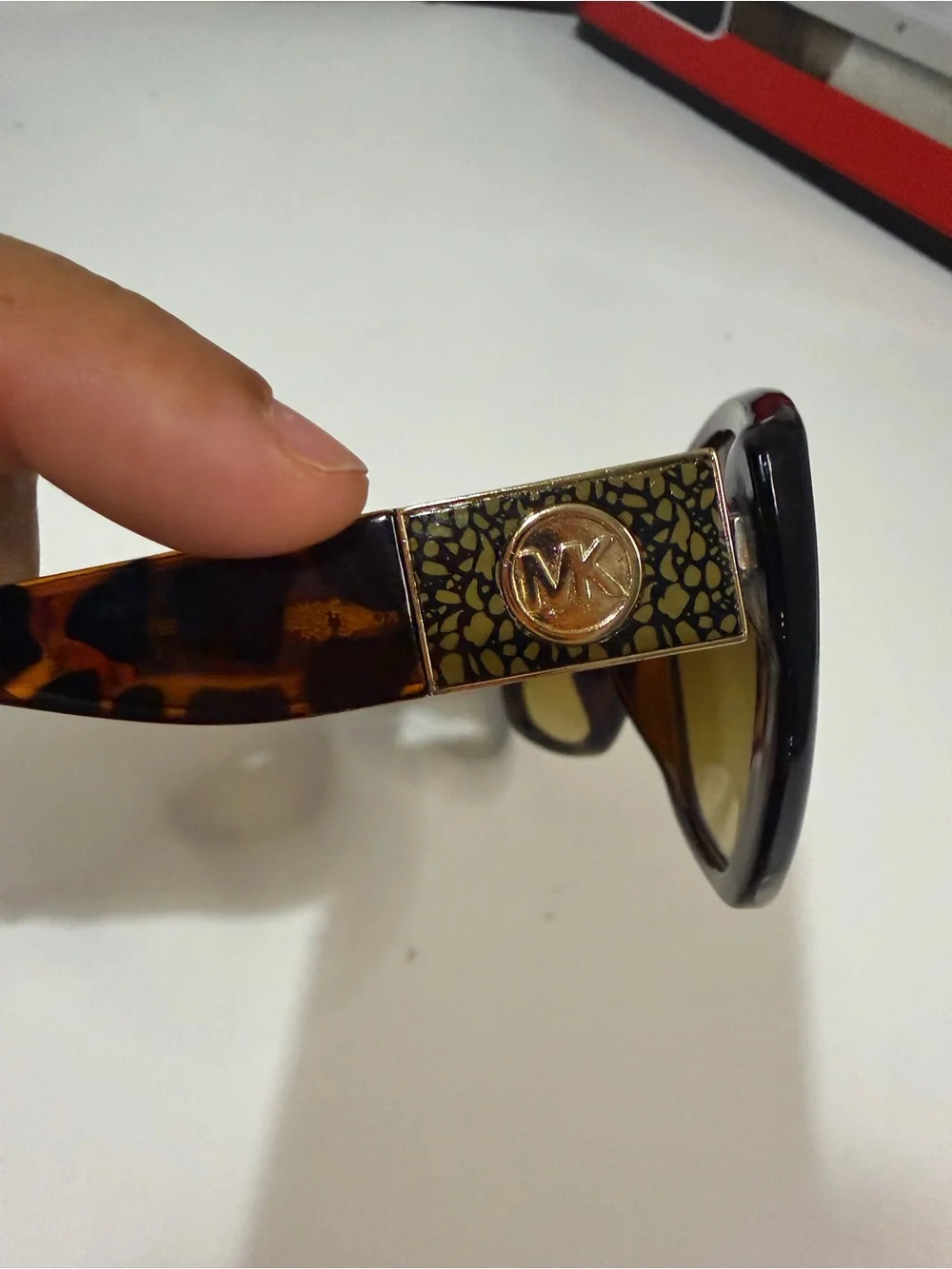 Michael Kors Lucy Sunglasses M2894S 240 Tortoise Shell Gold MK Logo 57-16-135⁠
